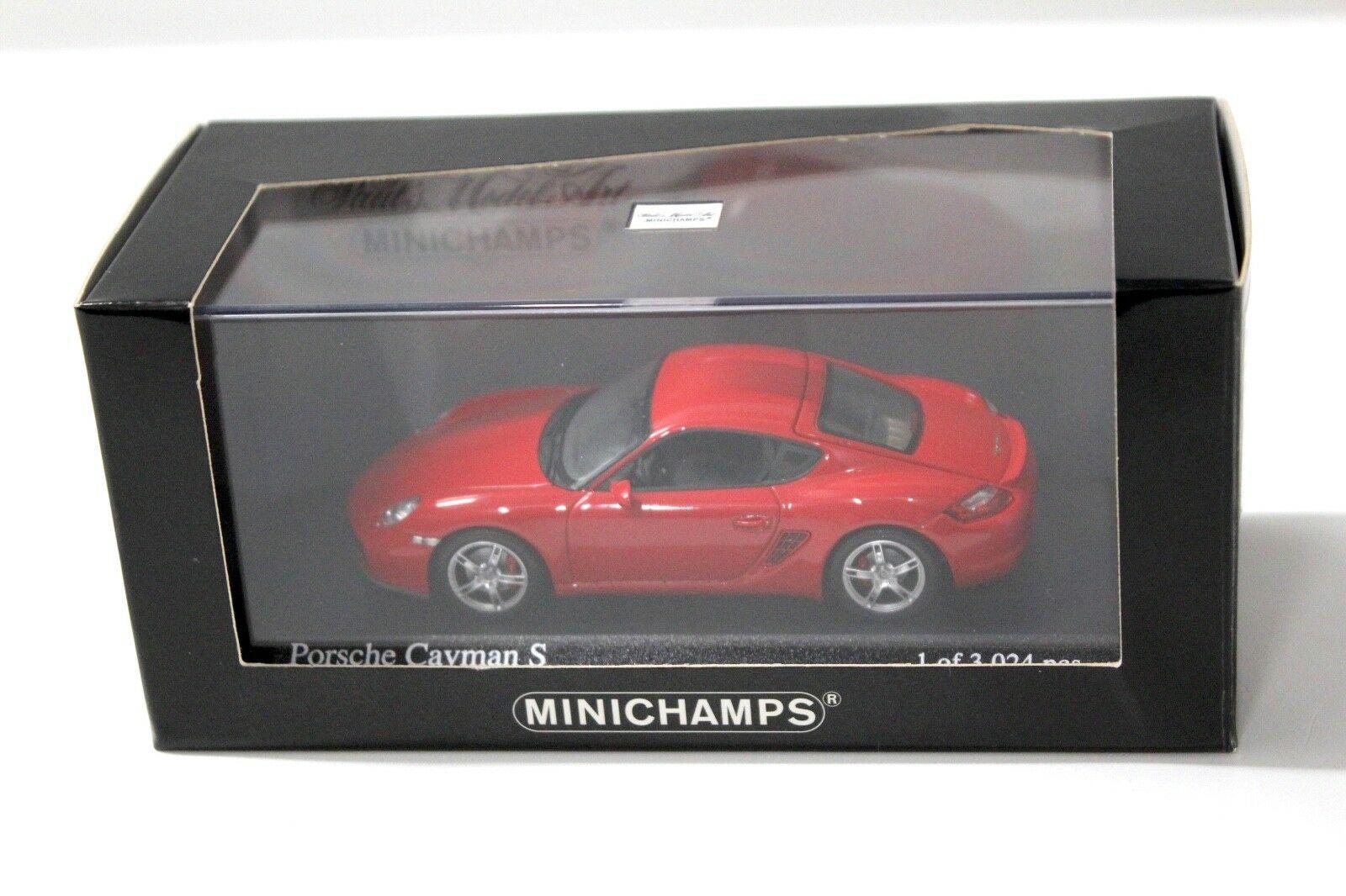 1:43 Minichamps Porsche Cayman S 2005 Indisch red