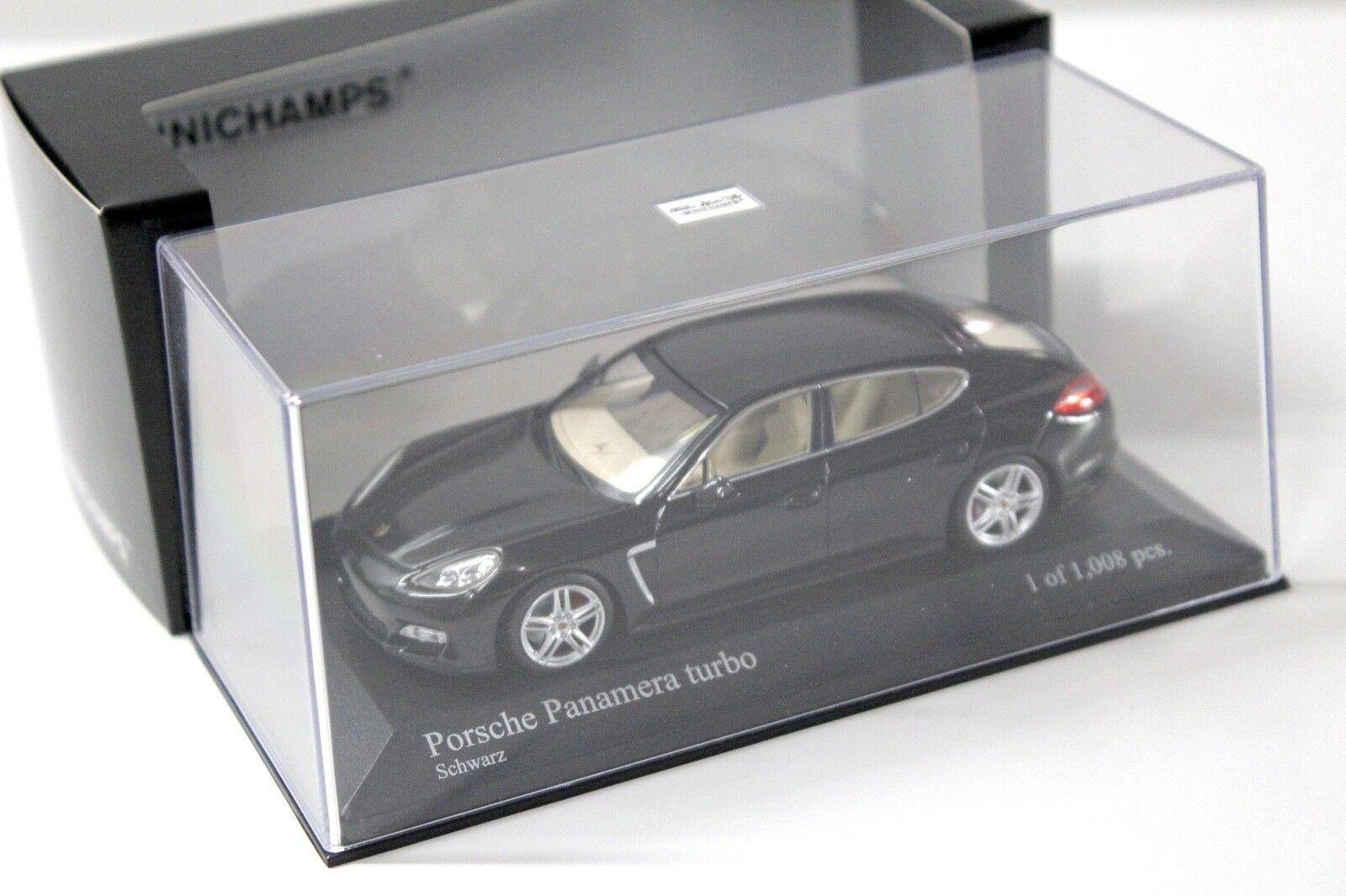 1:43 Minichamps Porsche Panamera Turbo black