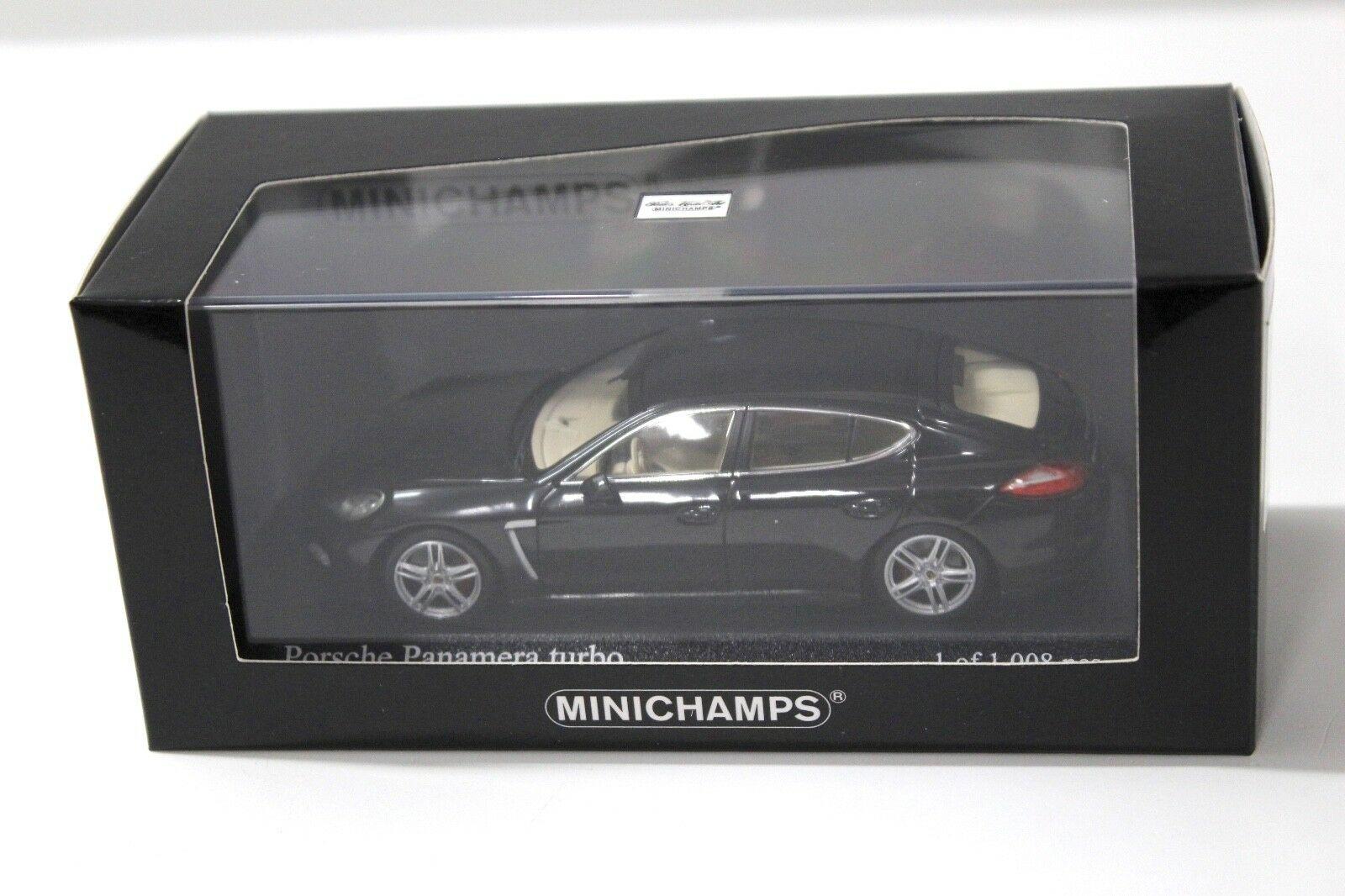 1:43 Minichamps Porsche Panamera Turbo black