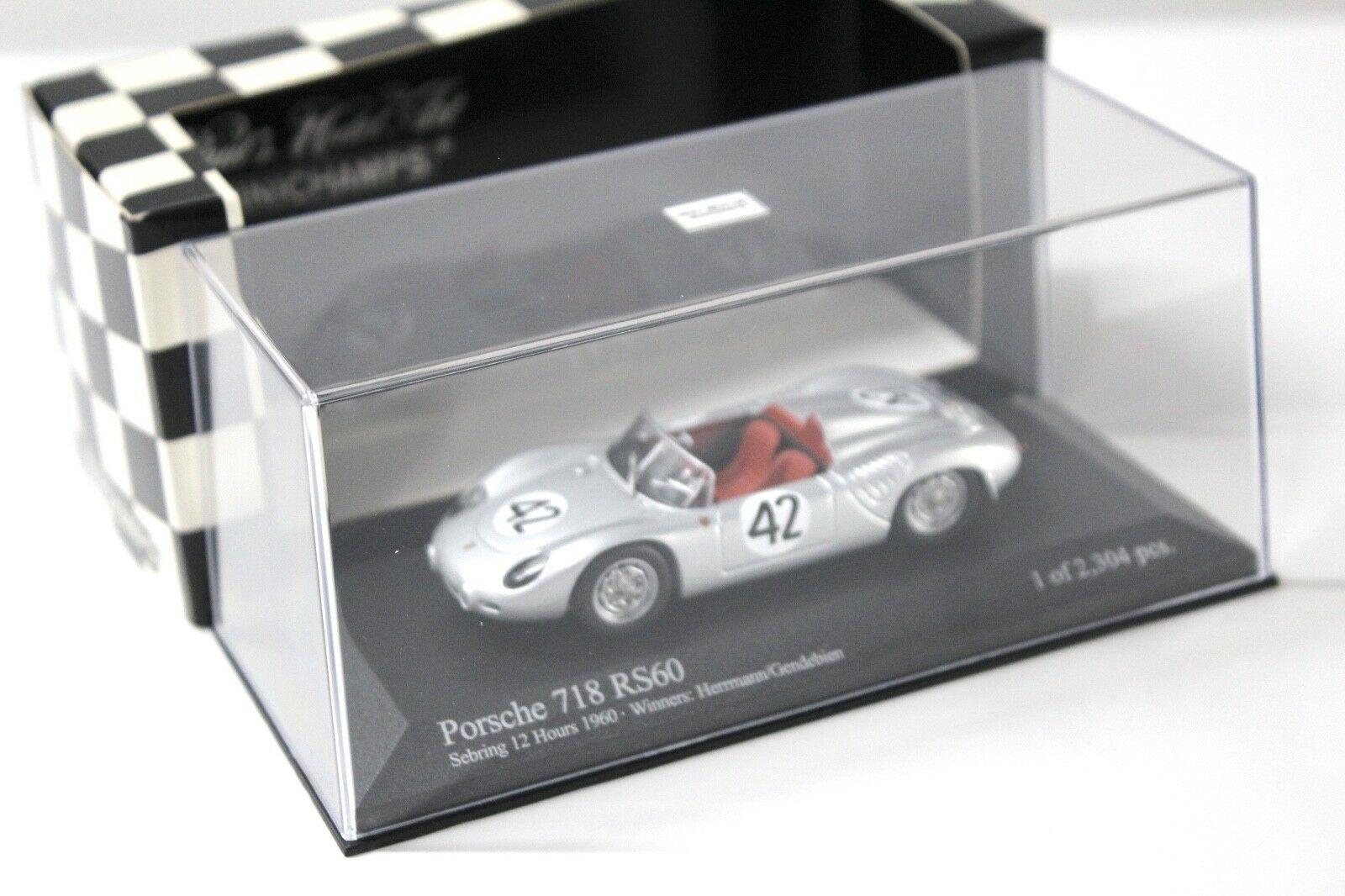 1:43 Minichamps Porsche 718 RS60 Sebring 12 Hours #42
