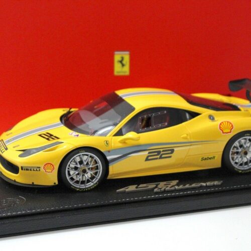 1:18 BBR Ferrari 458 Challenge Evoluzione PressDay #22 yellow