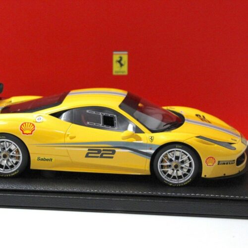 1:18 BBR Ferrari 458 Challenge Evoluzione PressDay #22 yellow