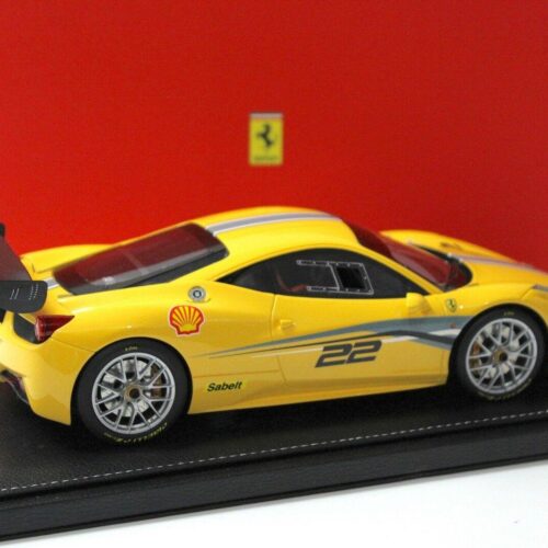 1:18 BBR Ferrari 458 Challenge Evoluzione PressDay #22 yellow