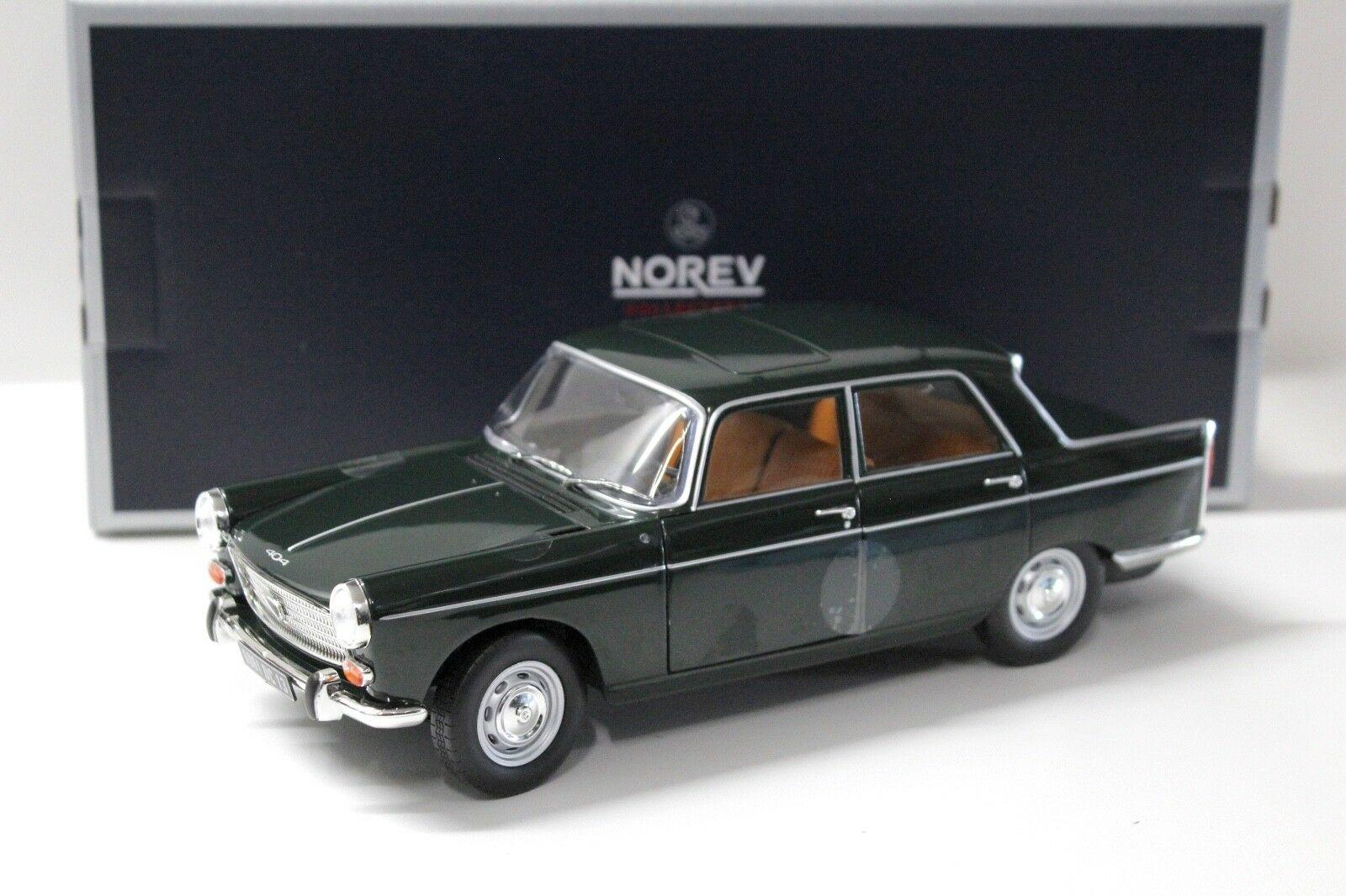 1:18 Norev Peugeot 404 Sedan 1965 dark green
