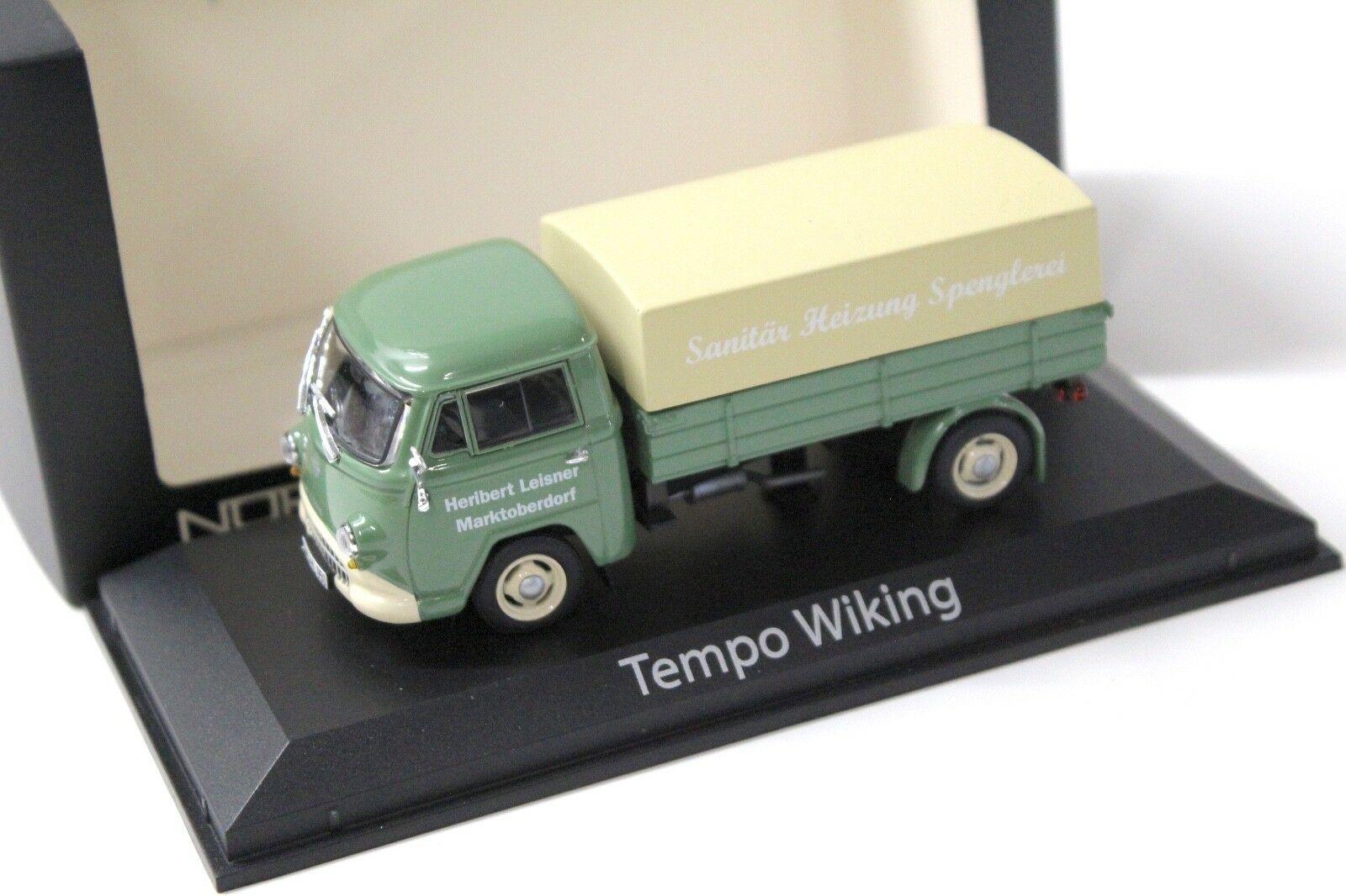 1:43 Norev Tempo Wiking LKW Sanitär Heizung green