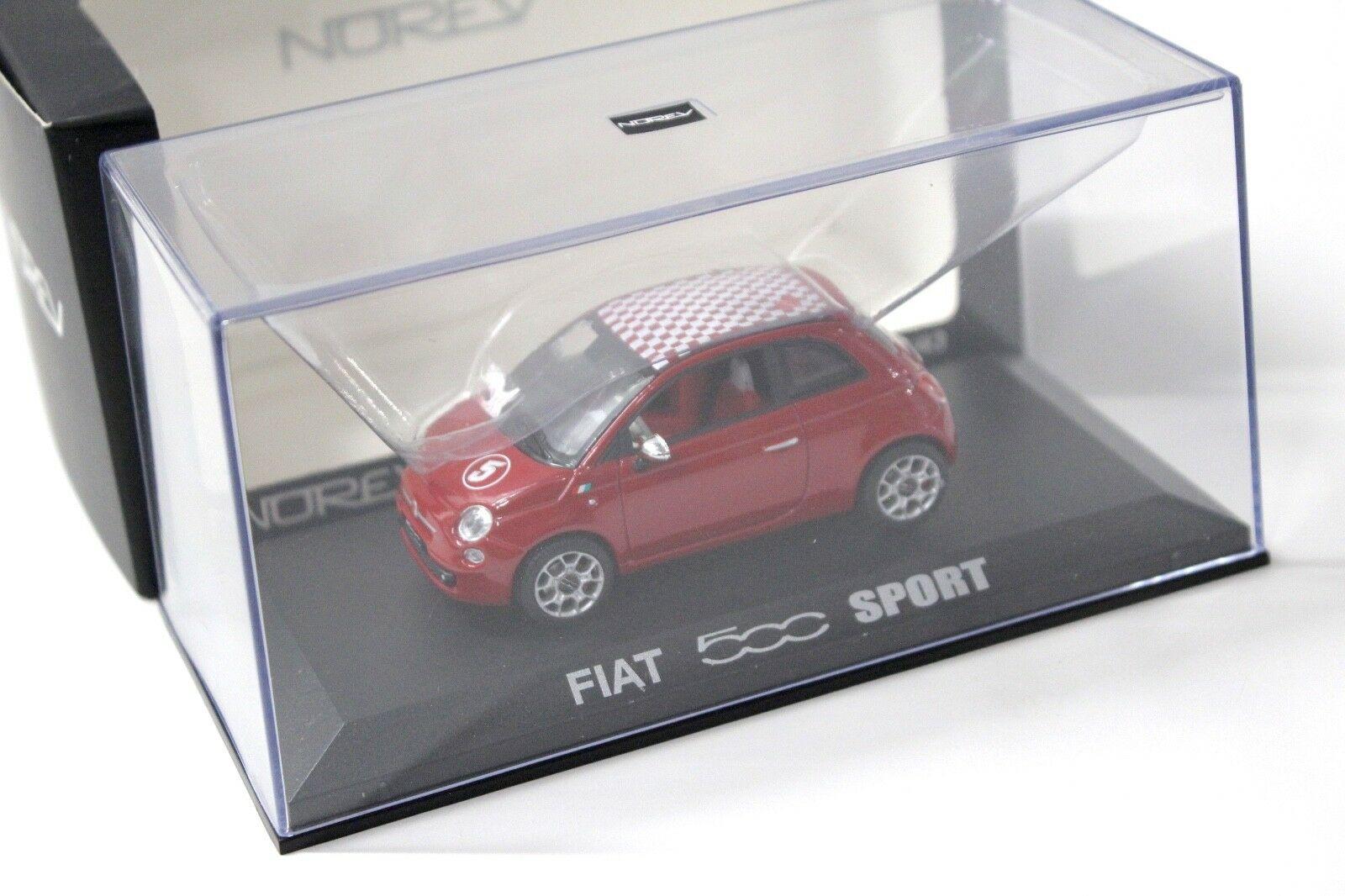 1:43 Norev Fiat 500 Sport red