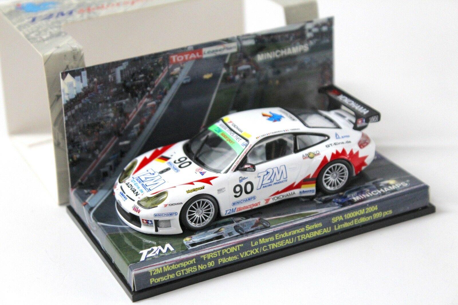 ID 41874 orig.jpg 1:43 Minichamps Porsche 911 GT3 RS T2M #90 SPA 2004 white