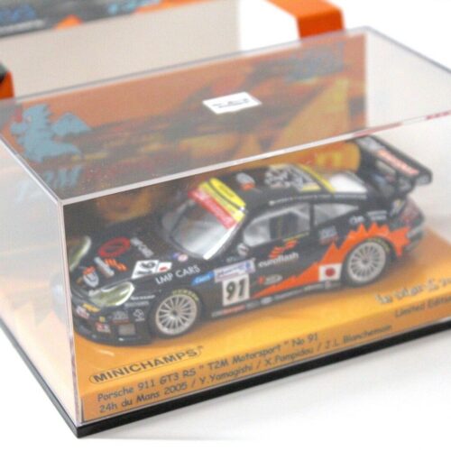 1:43 Minichamps Porsche 911 GT3 RS T2M #91 24h 2005 black