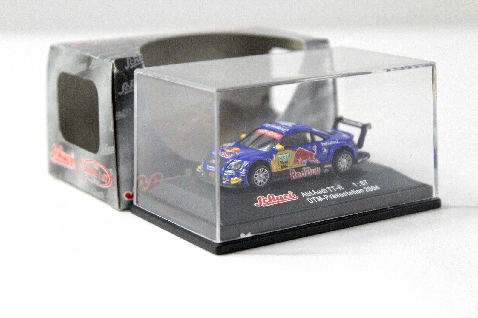 1:87 Schuco ABT Audi TT-R DTM Präsentation 2004 Taxi blue