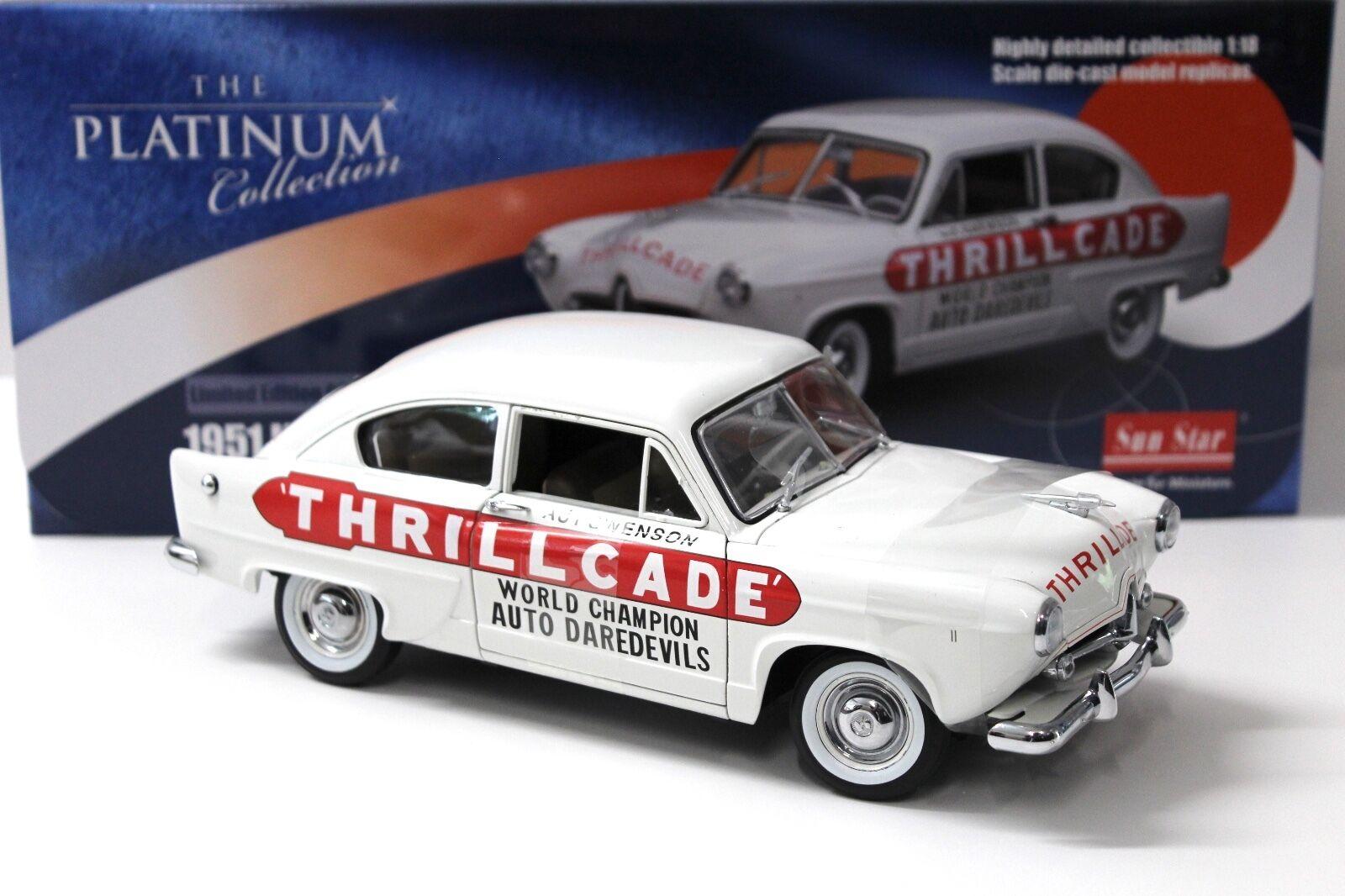 1:18 Sun Star Kaiser Henry J. THRILLCADE 1951 white