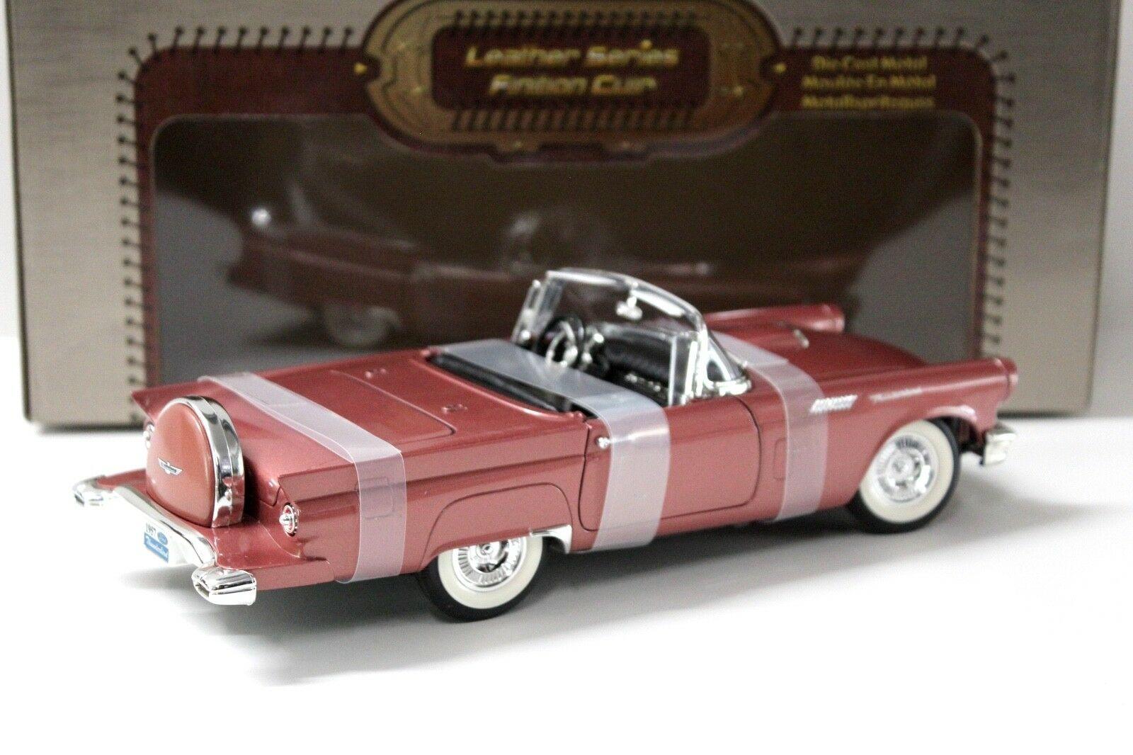 1:18 Road Signature Ford Thunderbird "REAL LEATHER" purple-red