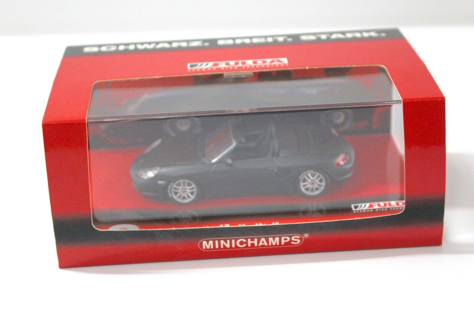 1:43 Minichamps Porsche Boxster S "FULDA" matt black