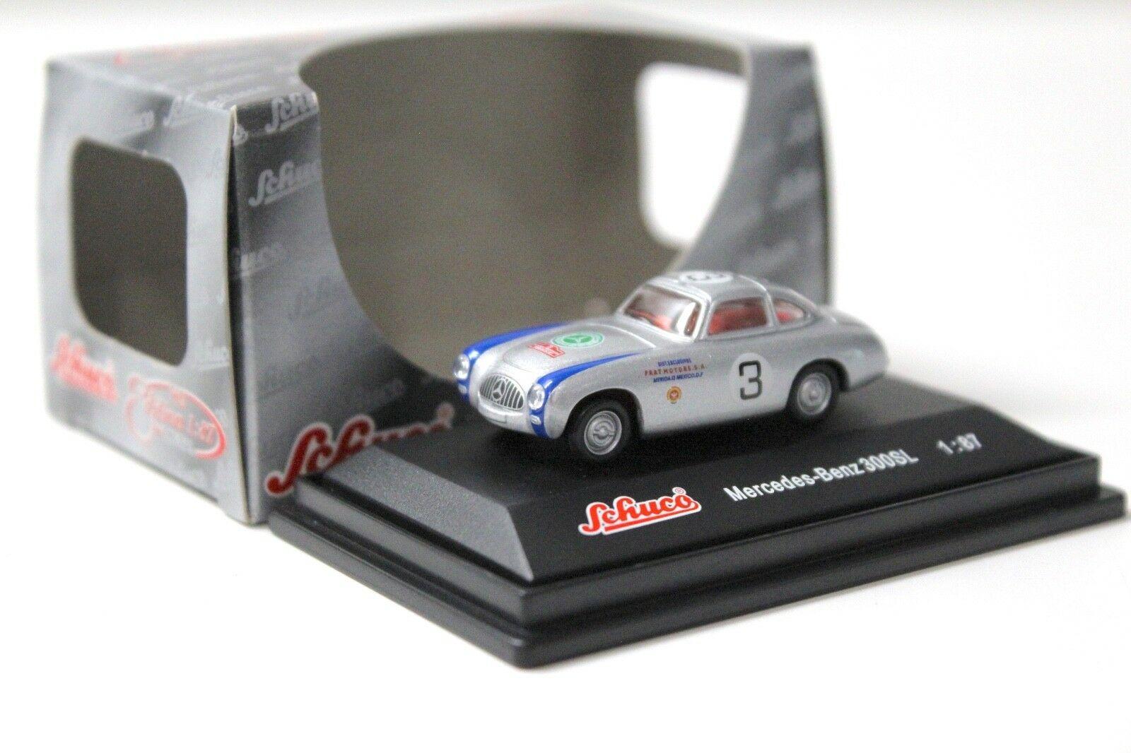 1:87 Schuco Mercedes 300SL Panamericana #4 silver