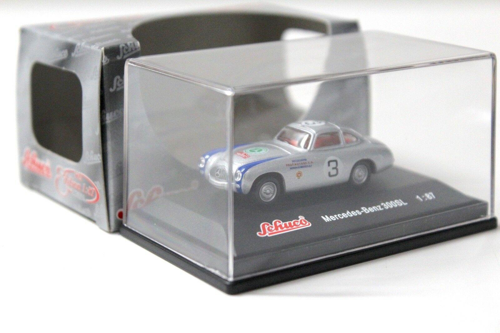 1:87 Schuco Mercedes 300SL Panamericana #4 silver