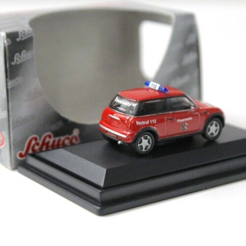 1:87 Schuco Mini Cooper "FEUERWEHR" red - Image 2