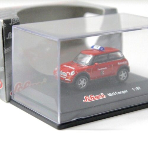 1:87 Schuco Mini Cooper "FEUERWEHR" red - Image 3