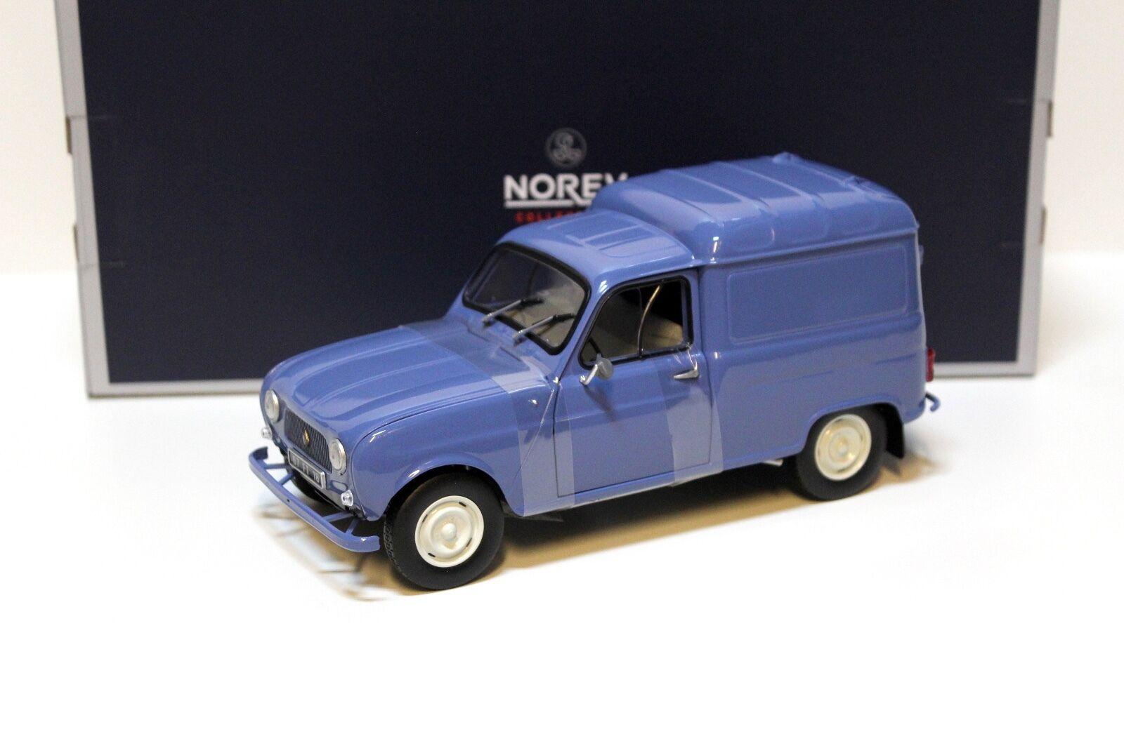 1:18 Norev Renault 4 Fourgonnette 1965 blue