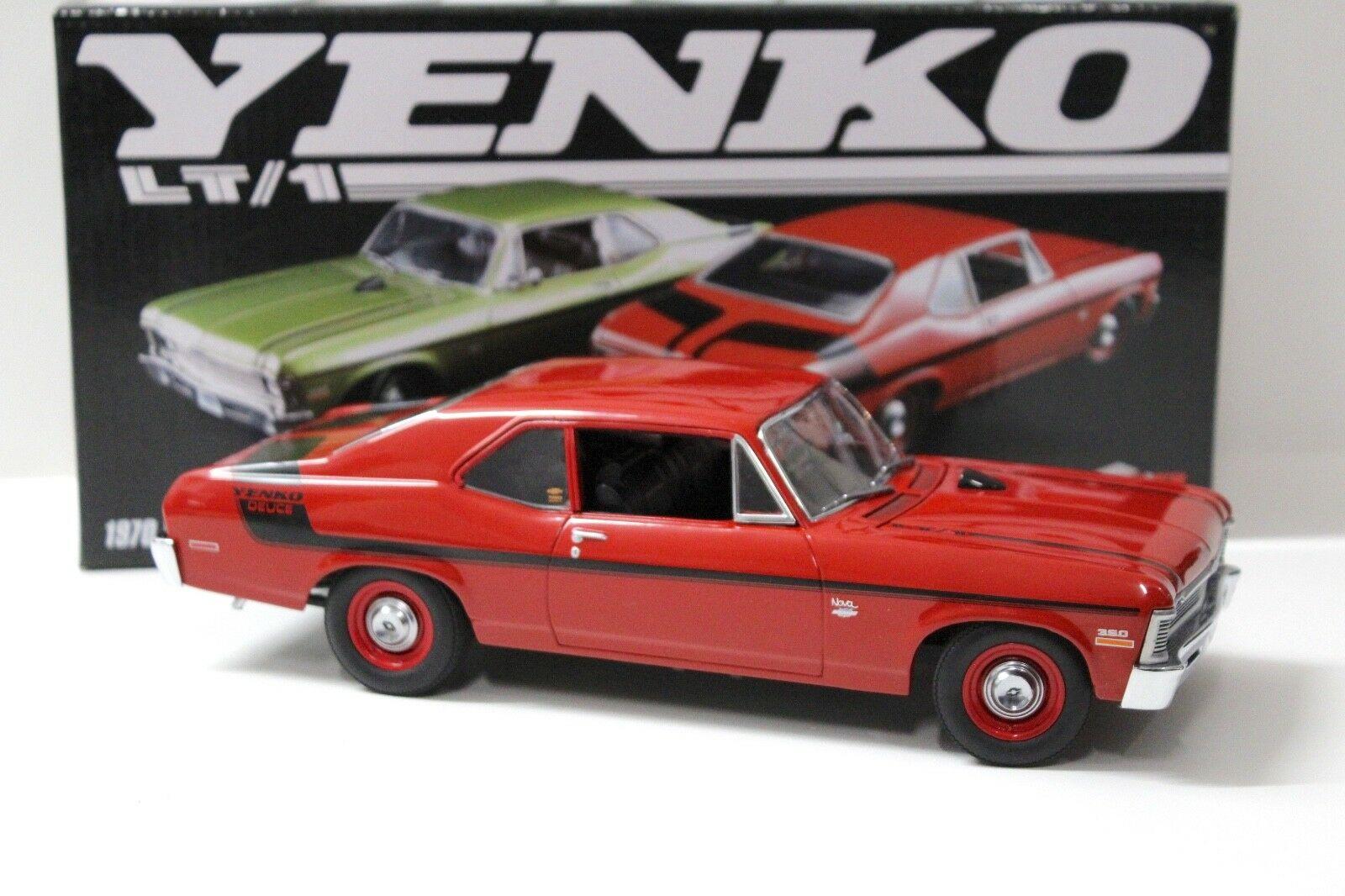 1:18 GMP Chevrolet Nova LT/1 Yenko Deuce Cranberry red