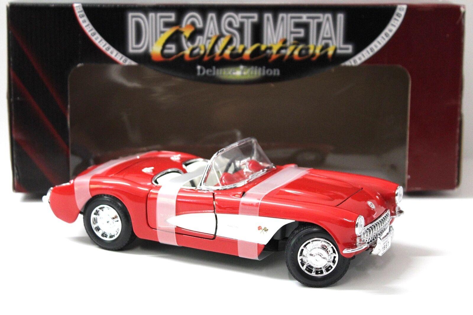 1:18 Yatming Chevrolet Corvette 1957 red/ white