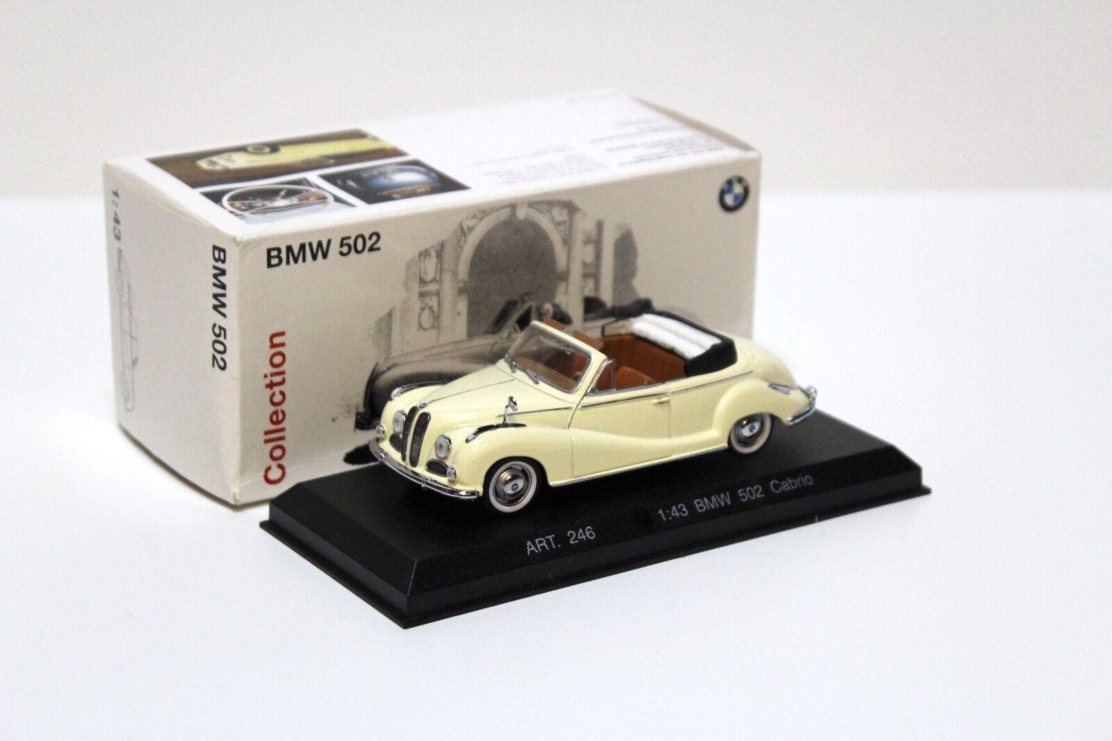 1:43 Detail Cars BMW 502 Cabrio beige DEALER VERSION
