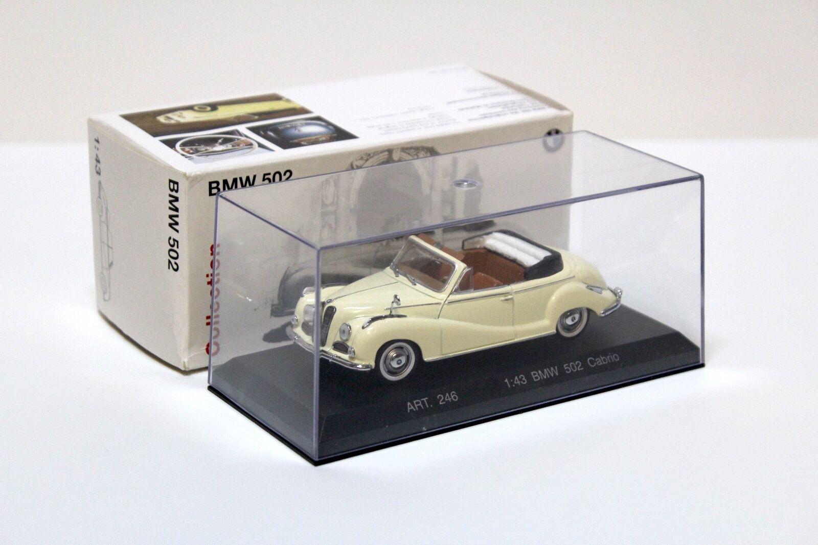 1:43 Detail Cars BMW 502 Cabrio beige DEALER VERSION