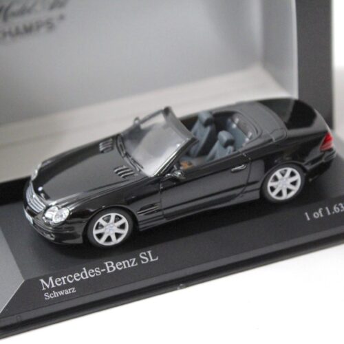 1:43 Minichamps Mercedes SL Convertible 2001 black