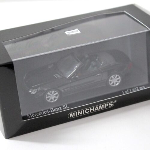 1:43 Minichamps Mercedes SL Convertible 2001 black