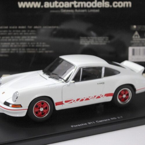 1:18 AUTOart Porsche 911 Carrera RS 2.7 white/ red 1973