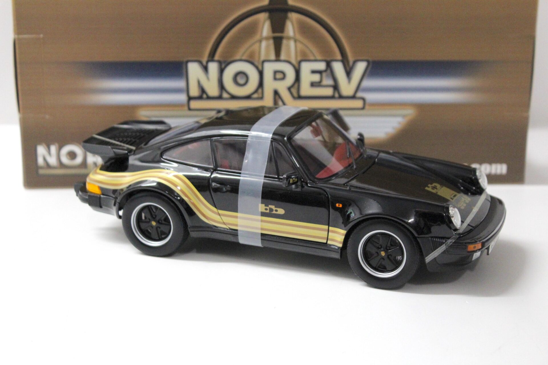 1:18 Norev Porsche 911 Turbo 3.3L Coupe Buchmann B&B Design black