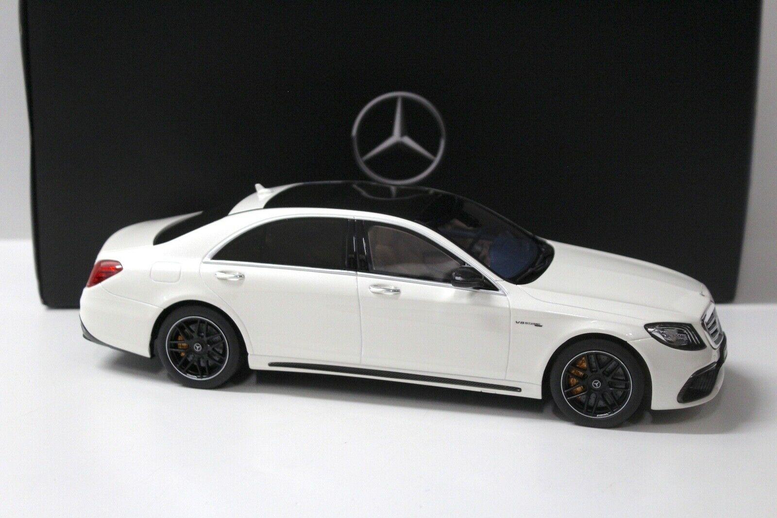 1:18 GT Spirit Mercedes S63 AMG MOPF white DEALER VERSION