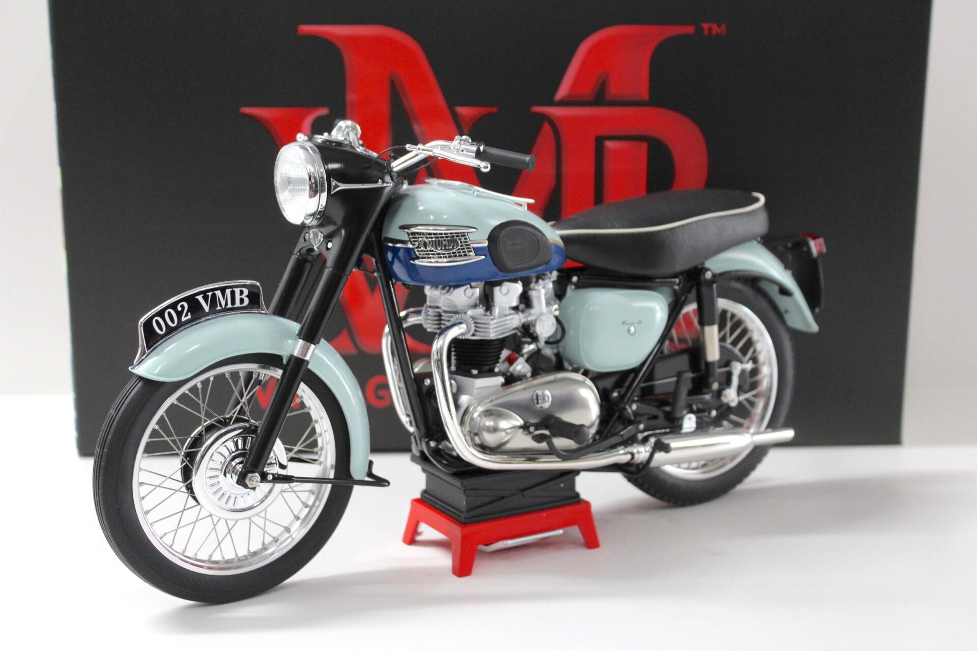 1:6 VMB Triumph Bonneville T120 *Blue Tank* Premium Bike Motorrad