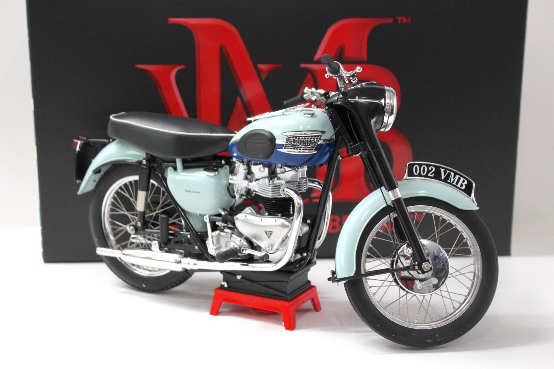 1:6 VMB Triumph Bonneville T120 *Blue Tank* Premium Bike Motorrad