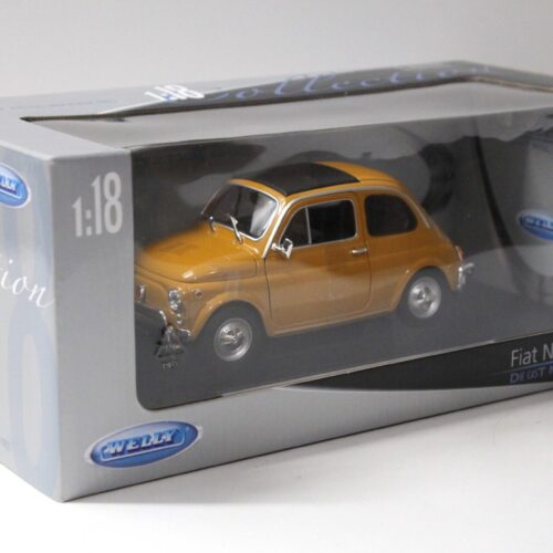 1:18 Welly 1957 Fiat Nuova 500 ocker yellow