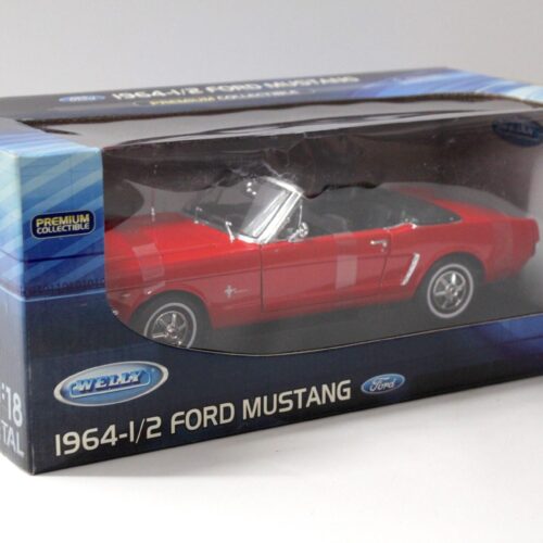 1:18 Welly Ford Mustang Convertible red 1964-1/2 red
