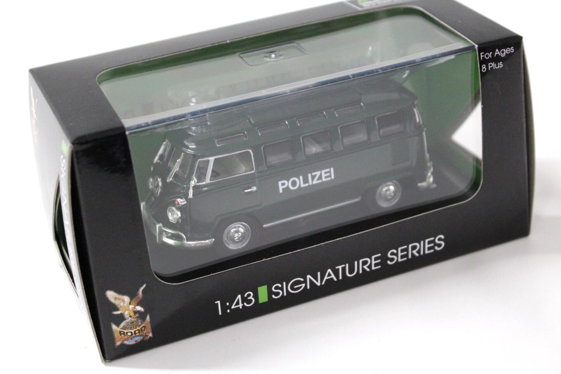 1:43 Road Signature 1962 VW Bus T1 Microbus POLIZEI green