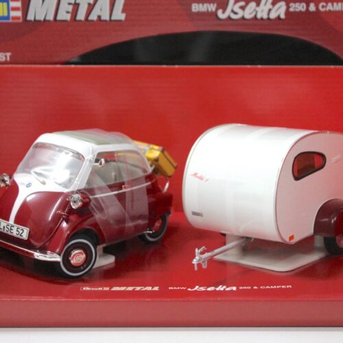 1:18 Revell BMW Isetta 250 & Camper dark red/ white