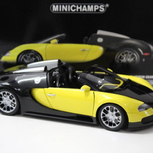 1:18 Minichamps Bugatti Veyron Grand Sport 2009 black/ Lemon yellow