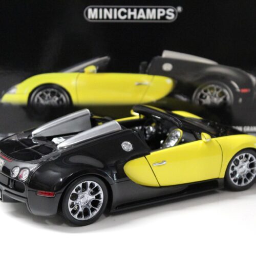 1:18 Minichamps Bugatti Veyron Grand Sport 2009 black/ Lemon yellow