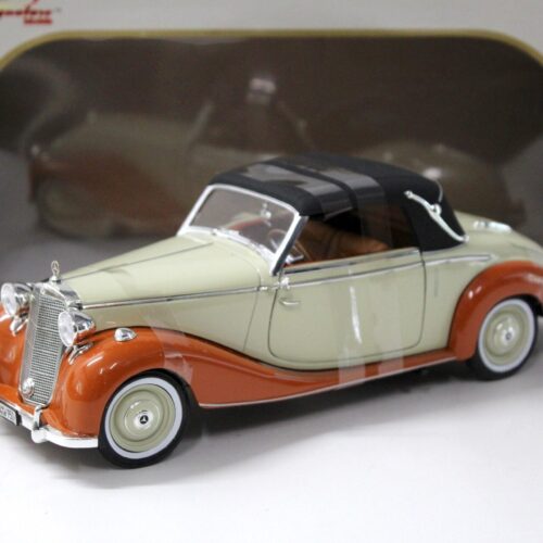 1:18 Signature Models 1950 Mercedes 170S Cabriolet beige/orange