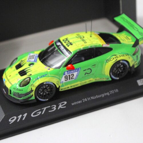 1:43 Minichamps Porsche 911 GT3 R Manthey Racing #912 Winner 24h Nürburgring 2018 DEALER VERSION