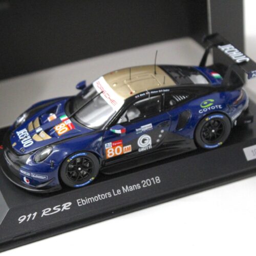 1:43 Spark Porsche 911 RSR #80 Ebimotors Le Mans 2018 DEALER VERSION