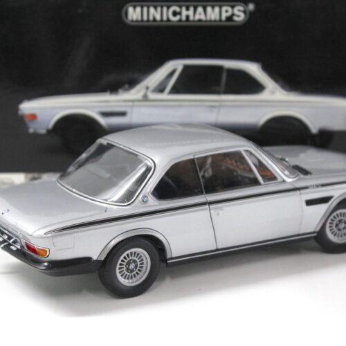 1:18 Minichamps BMW 3.0 CSL Coupe silver 1972