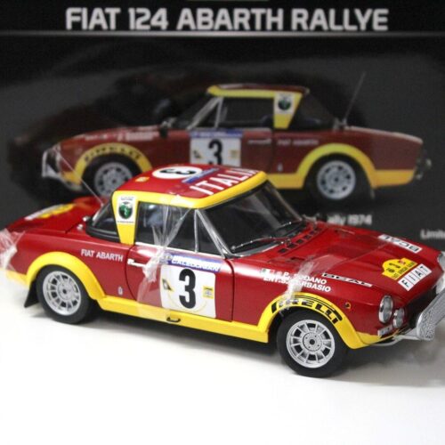 1:18 SunStar Fiat 124 Abarth Rallye African Safari #3 S.Barbasio