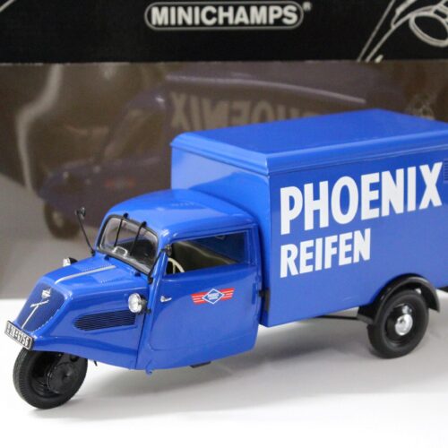 1:18 Minichamps Tempo Hanseat 3-wheeler "PHOENIX" blue