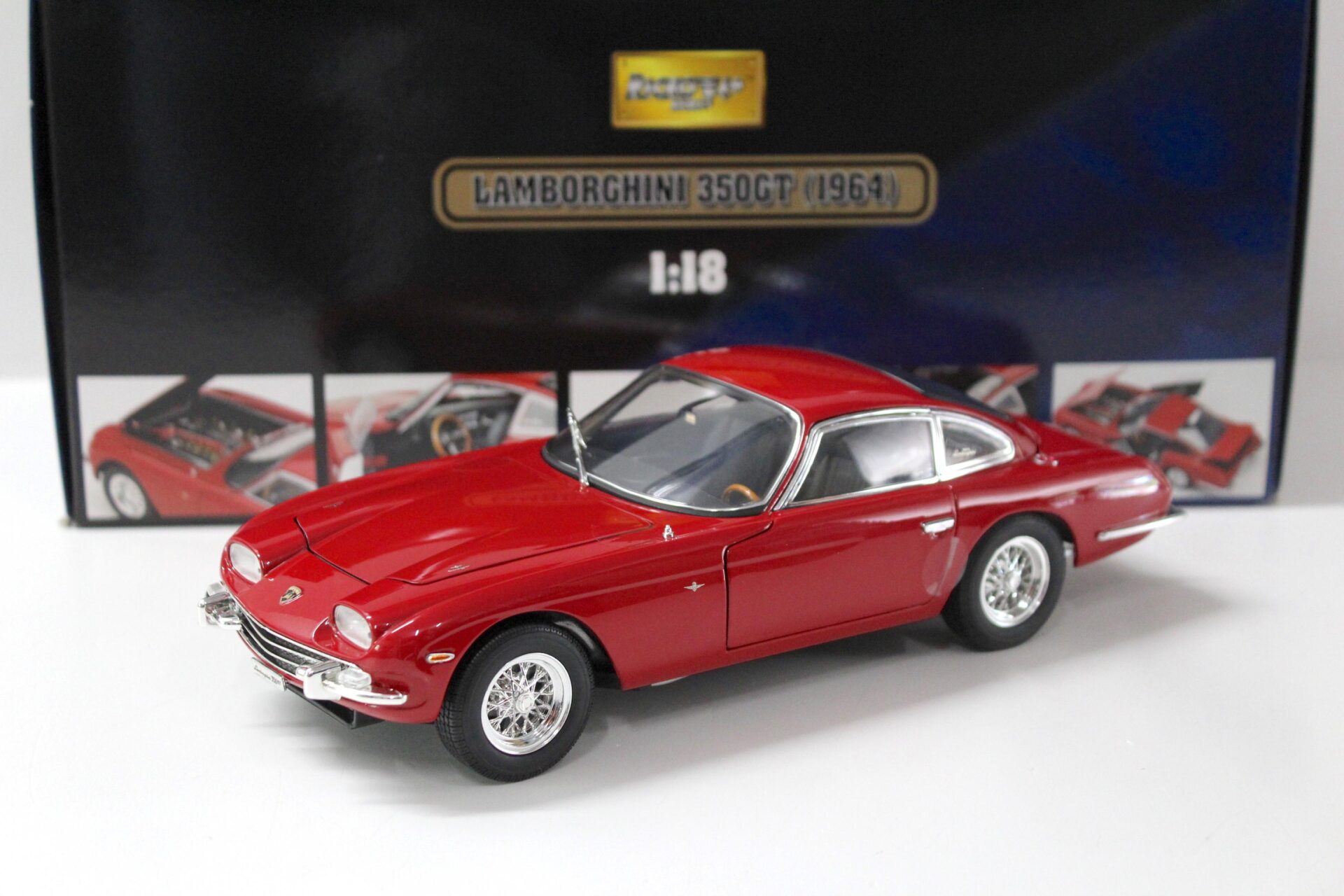 1:18 Ricko Lamborghini 350GT Coupe 1964 red
