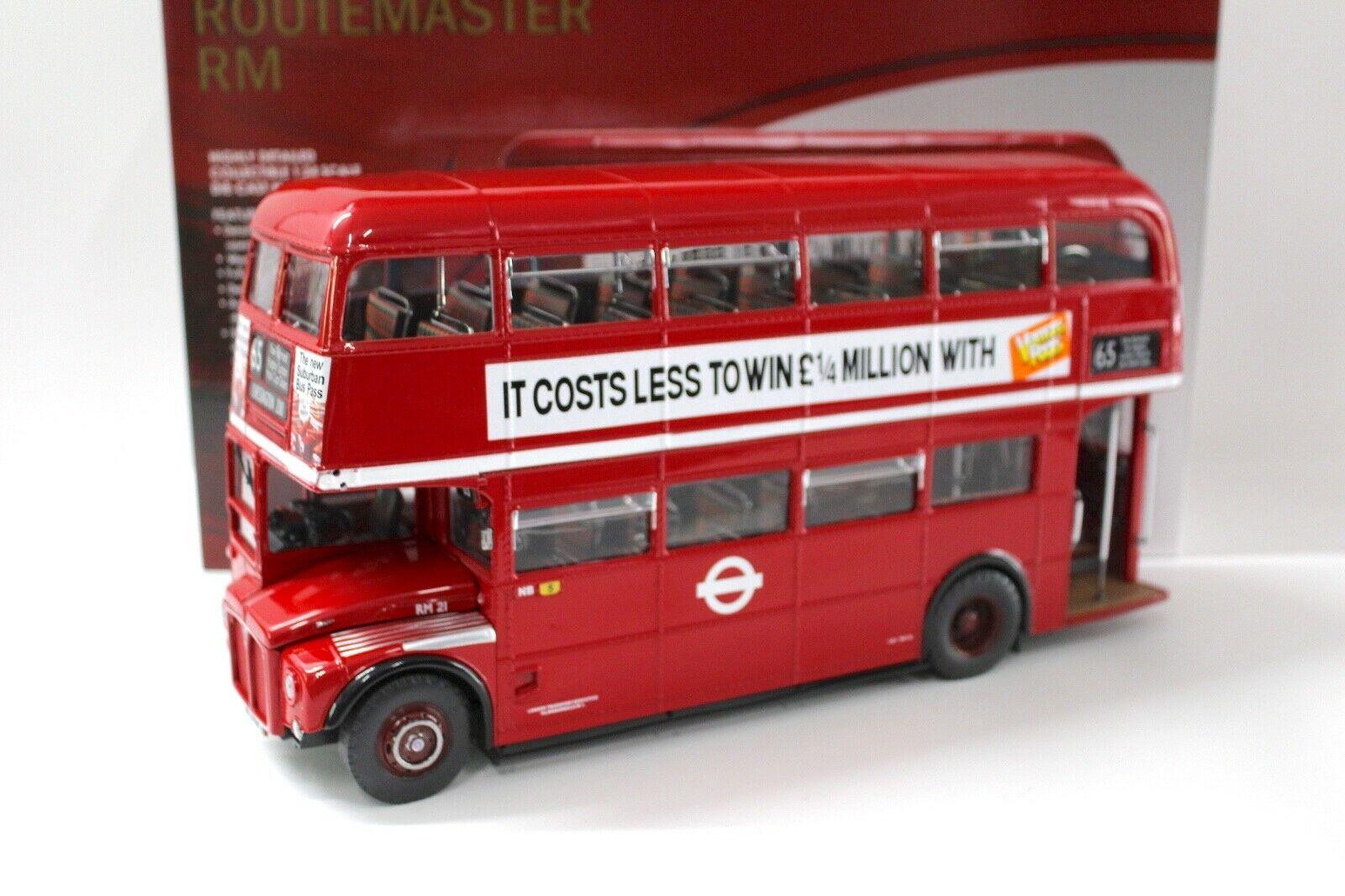 ID 43745 orig.jpg 1:24 SunStar 1983 Routemaster RM London Bus GLC Years red