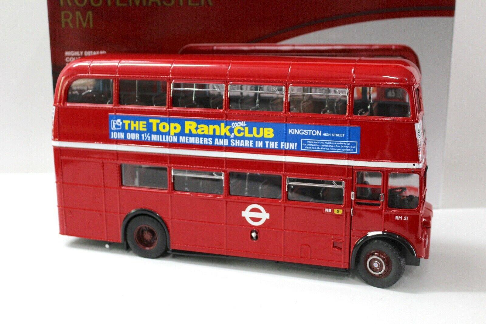 1:24 SunStar 1983 Routemaster RM London Bus GLC Years red
