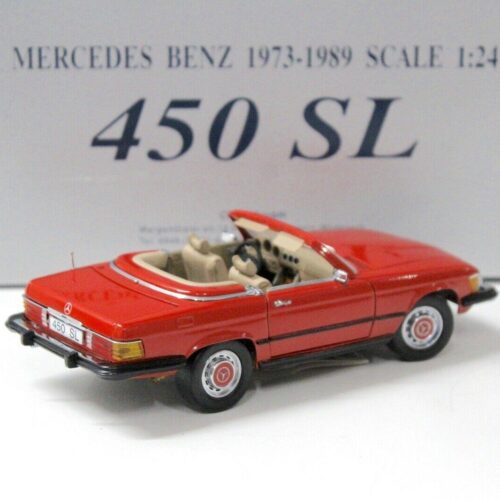 1:24 CMC Mercedes 450SL Convertible red 1973-1989