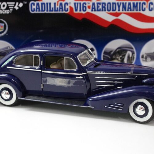 1:18 Ricko Cadillac V16 Aerodynamic Coupe 1934 blue