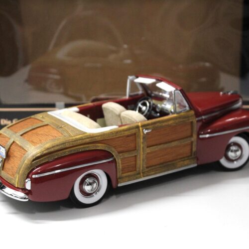 1:18 Road Signature 1946 Ford Sportsman Convertible dark red